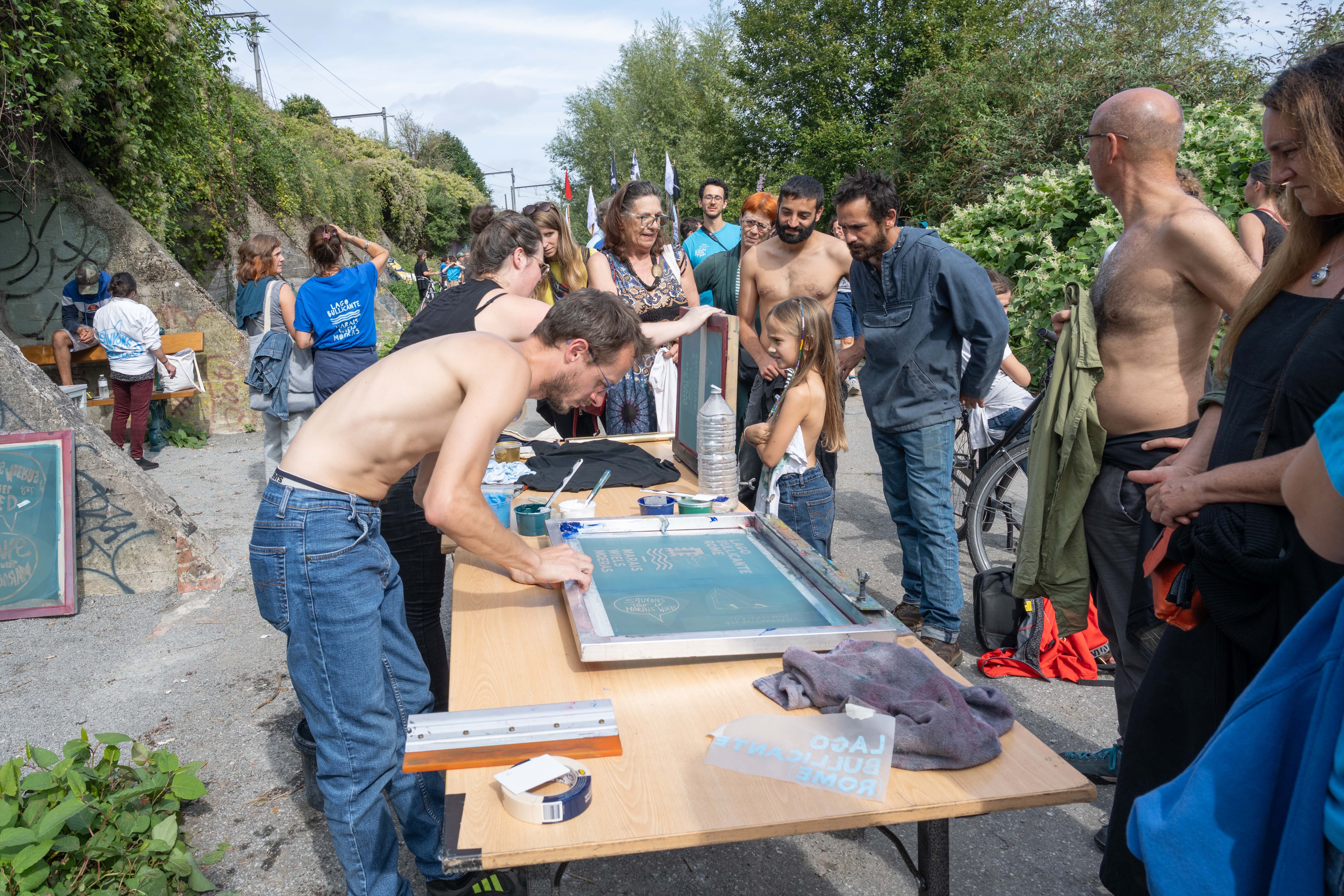 Atelier de sérigraphie (Bea Borgers)